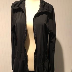 Lior Paris Casual Athletic Long Black Jacket